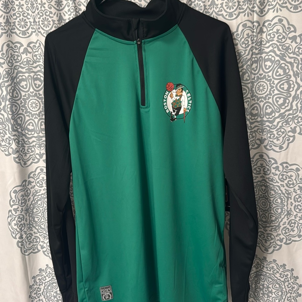 Celtics, long sleeve zip up